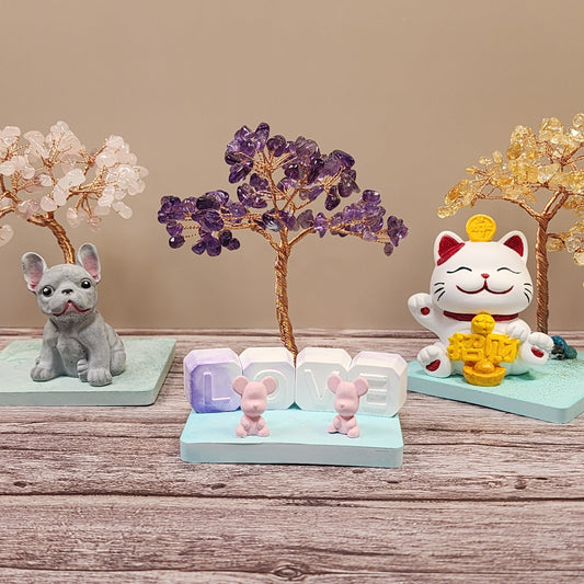 擴香石+天然水晶樹工作坊